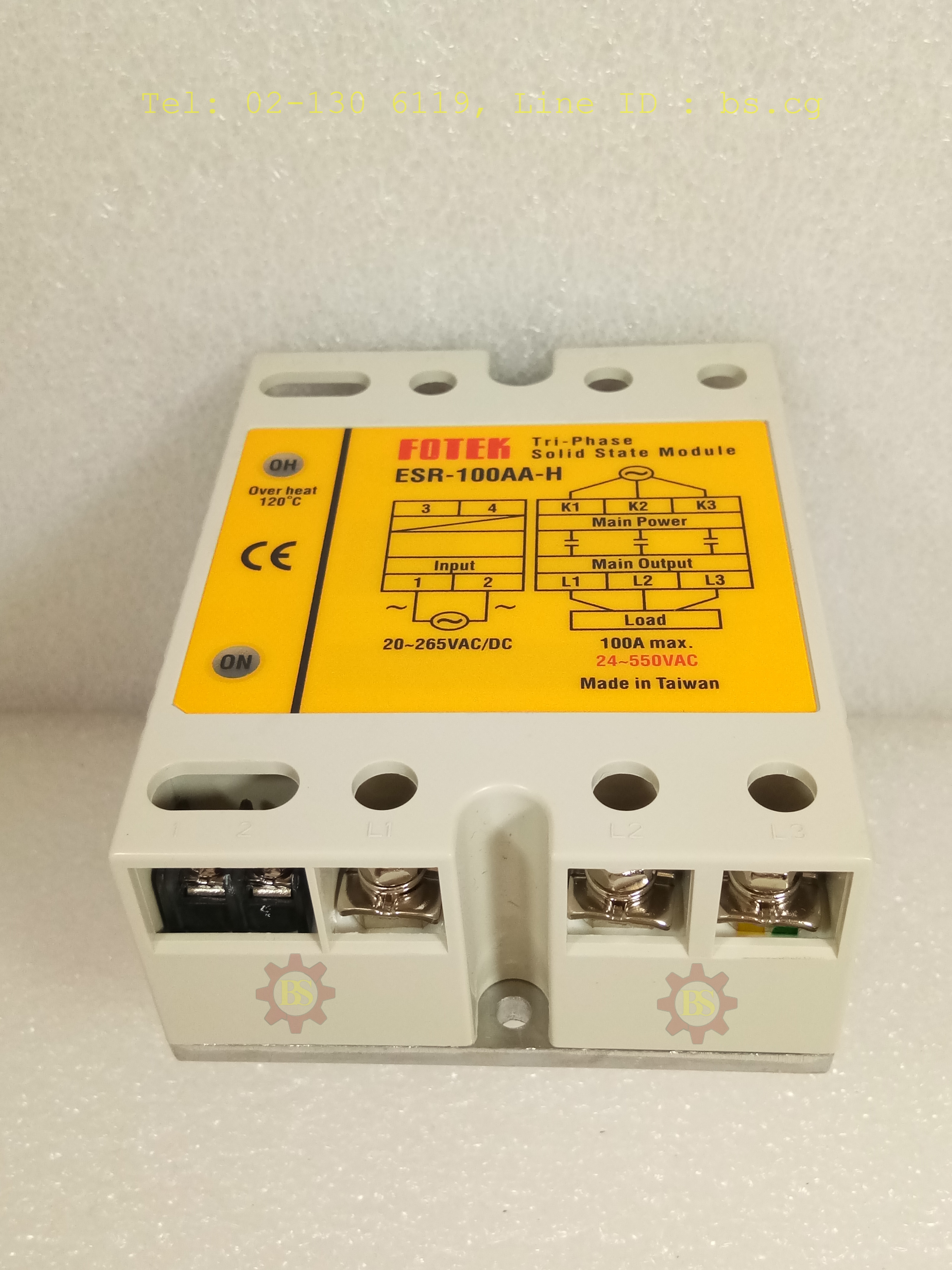 FOTEK : Solid State Module Tri-Phase ESR-100AA-H