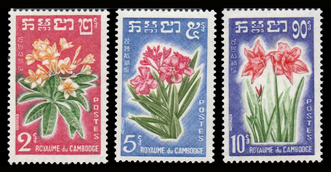 Cambodian Flowers 1961
