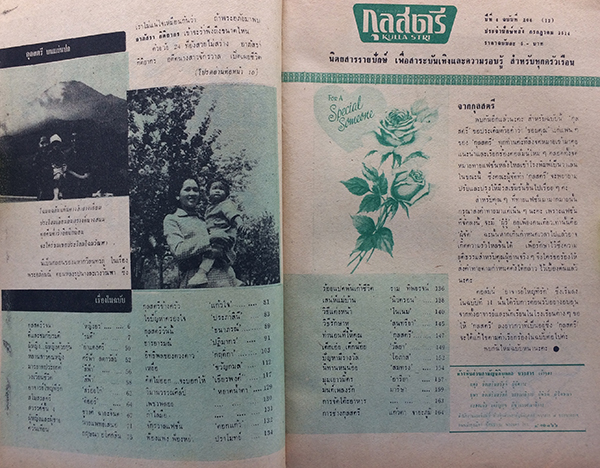 กุลสตรี ปีที่ 4 ฉบับที่ 206 (12) ปักษ์หลัง กรกฏาคม 2514 (อาภัสรา กิติยากร)