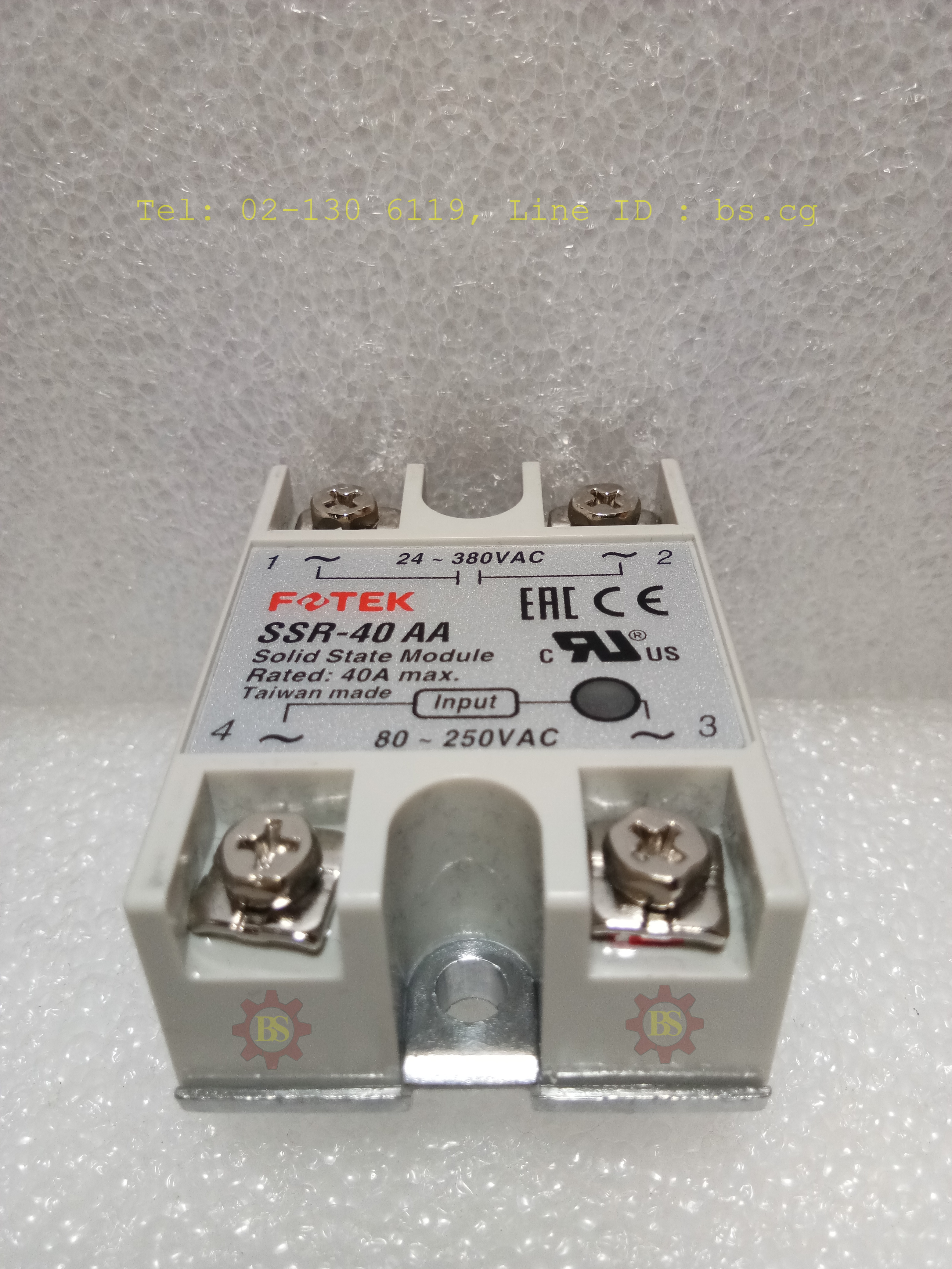 FOTEK : Solid State Module Rated: 40A max. SSR-40 AA