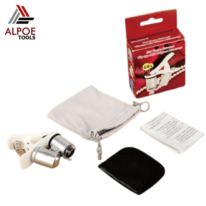 เลนท์ขยาย แบบหนีบมือถือ มีไฟ รุ่น No.9882-W