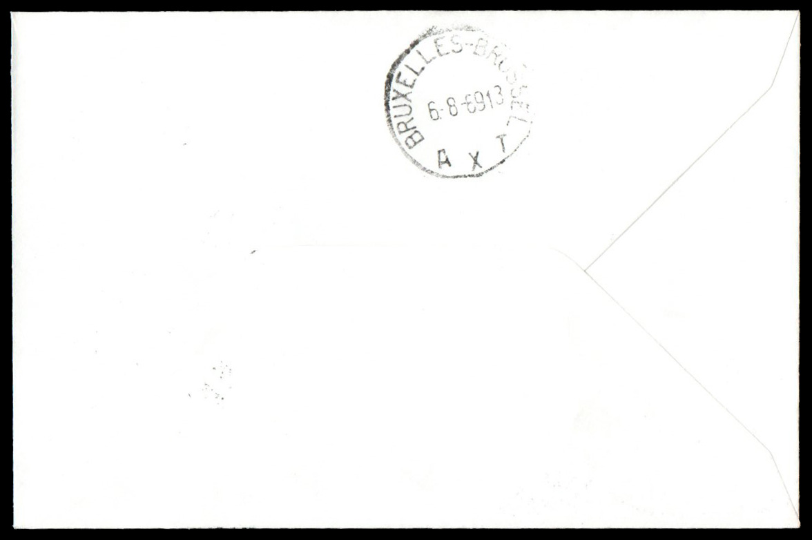 ซองเที่ยวบินแรก Bangkok - Brussels