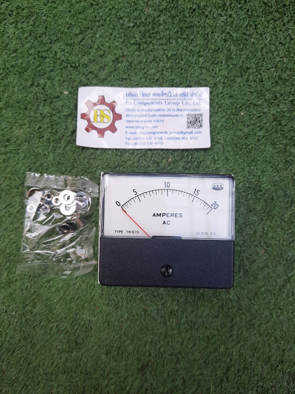 CIKACHI: Amp meter 60x70 TH-670A 20A(ac) ต่อตรง