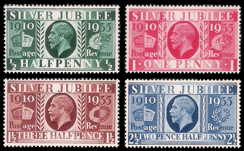 1935 No.226-229 King George 5 Silver Jubilee