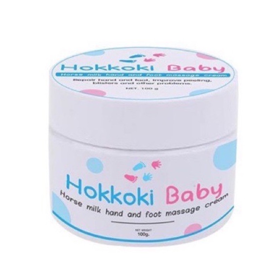 ฮอกโกกิเบบี้ ครีมทาเท้าขาว ครีมบำรุงเท้า มือขาว Hokkoki Baby Cream 100 กรัม