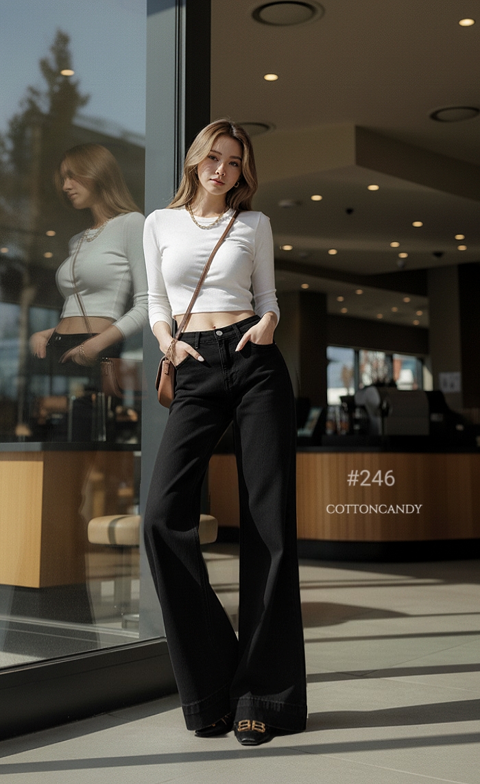 Tag#cottoncandy กางเกงยีนส์ผ้ายืดรุ่นนี้ บอกเลยใส่สบายมากๆคร่าาา แพทเทิลขากระบอกเล็ก7ส่วน ใส่ง่ายๆชิลๆ ผ้ายีนส์ยืดเนื้อดี ใส่สบายไม่อึดอัด โทนสรฟอกเฟดสีสวยมากๆ