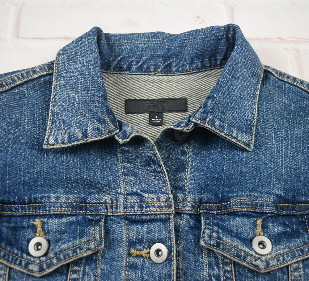 UNIQLO®แท้ อก 33 เสื้อแจ็คเก็ตยีนส์ผู้หญิง ยูนิโคล่ สียีนส์ เสื้อแขนยาว เนื้อผ้าดี