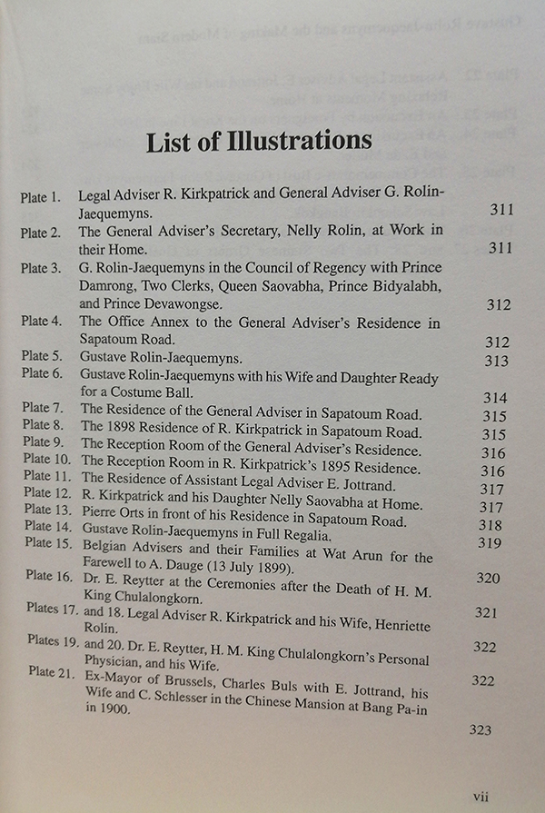 Gustave Rolin-Jaequemyns and the Making of Modern Siam : The Diaries and Letters of King Chulalongkorn's General Adviser