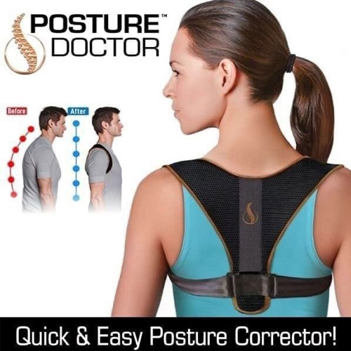 เข็มขัดพยุงหลัง ดัดหลังตรง เสริมบุคลิก POSTURE DOCTOR WH-GE-HE-B2020