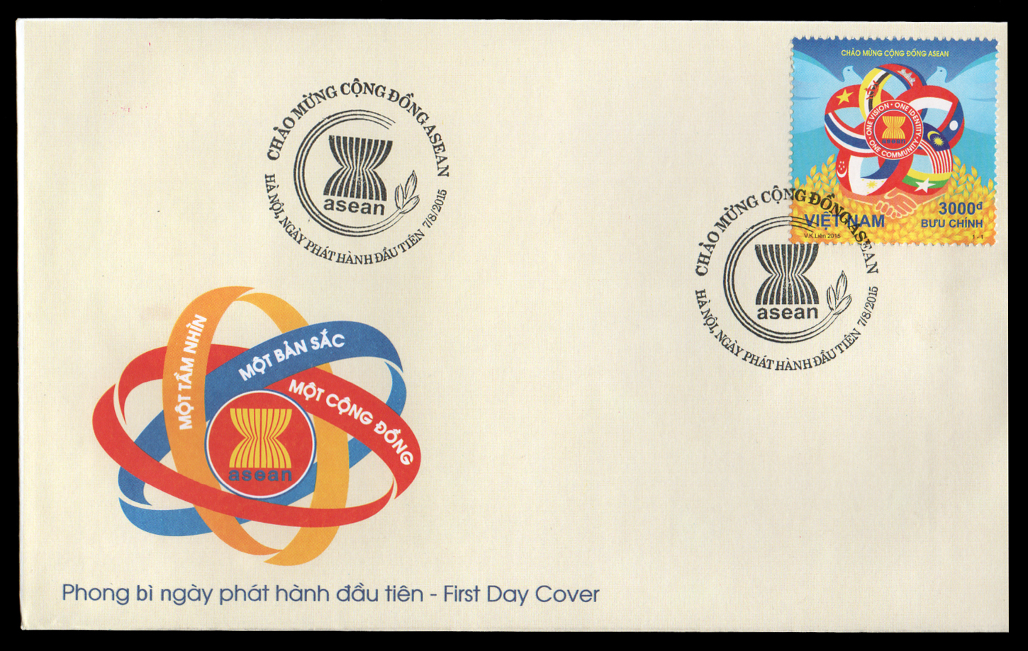 ซองที่ระลึก 10 ประเทศอาเซียน (เวียดนาม)