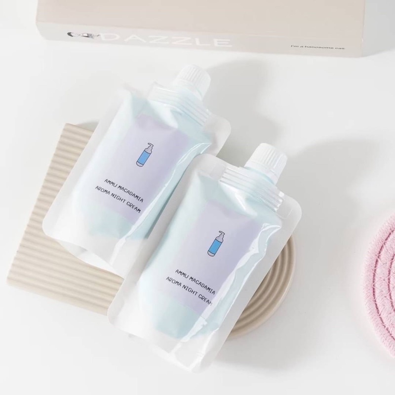 Ammu Macadamia Aroma Night Cream โลชั่นบำรุงผิวขาวใส