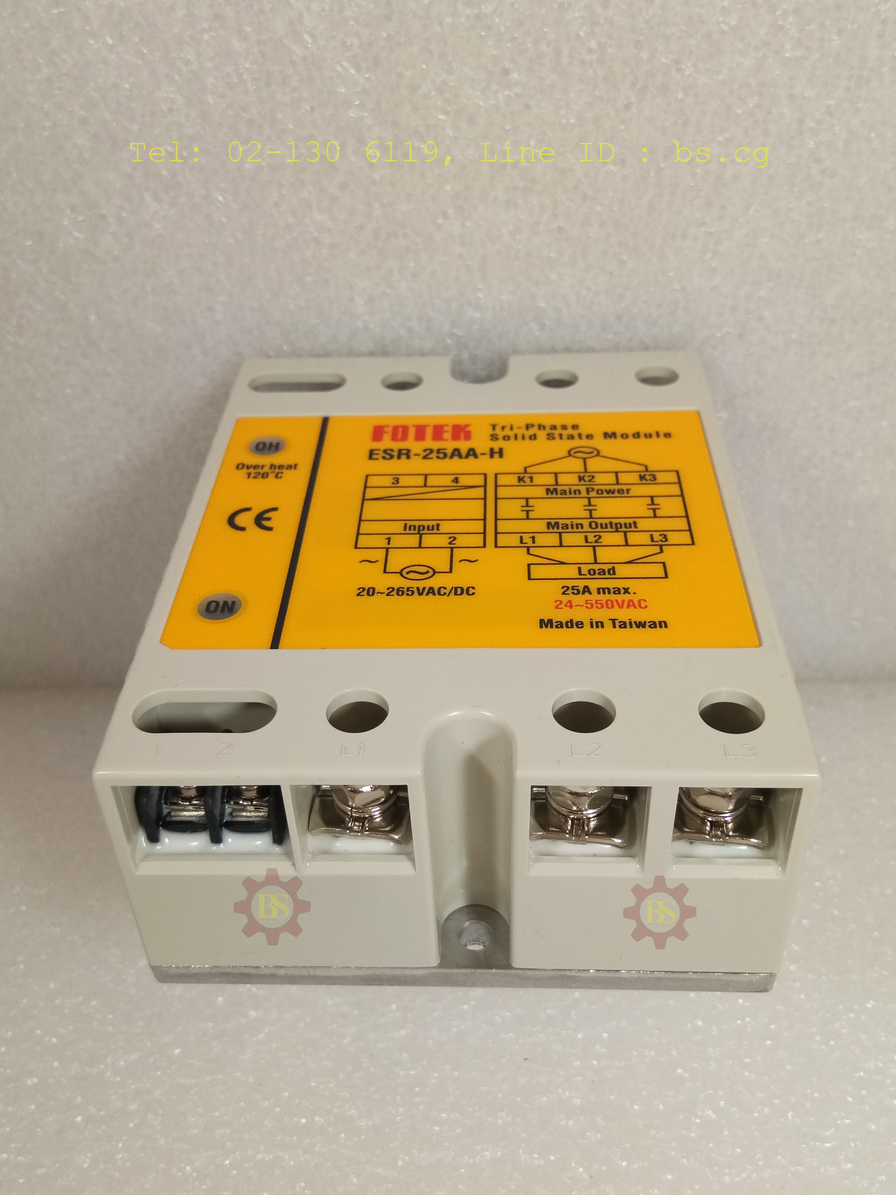 FOTEK : Solid State Tri-Phase ESR-25AA-H
