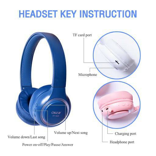 OKER BT1625 OKER HEADPHONE BLUETOOTH SKU-01799
