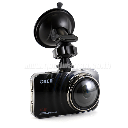 OKER C938 CAR CAMCORDER 1080P สีดำ CM-CR-OK-C938B
