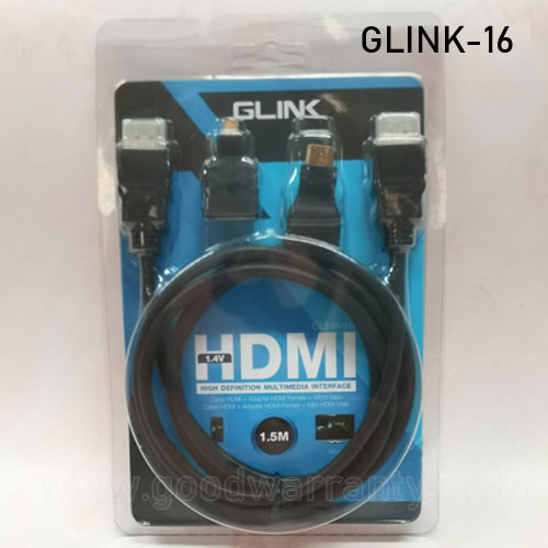 GLINK16 Cable HDMI (V.1.4) MULTIMEDIA INTERFACE FULL HD 1080P(1.8M) 1.8M CA-HM-HM-02M21
