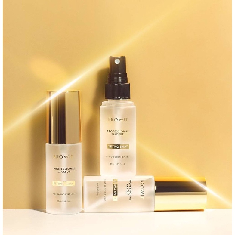 Browit Professional Makeup Setting Spray 50 ml สเปรย์ล็อคเมคอัพ เมคอัพเซ็ตติ้งสเปรย์