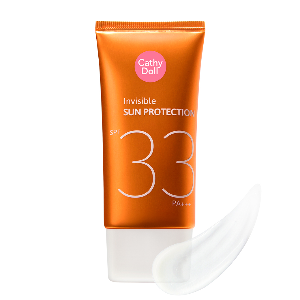 Cathy Doll Invisible Sun Protection Spf33 Pa+++ 60ml กันแดดล่องหน เคที่ดอลล์