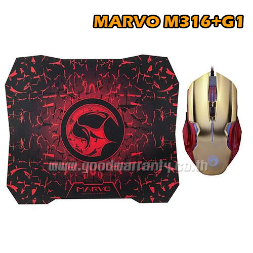 M-416 MARVO GAMING MOUSE Optical USB+G1 PAD MOUSE MO-MV-OU-416G1