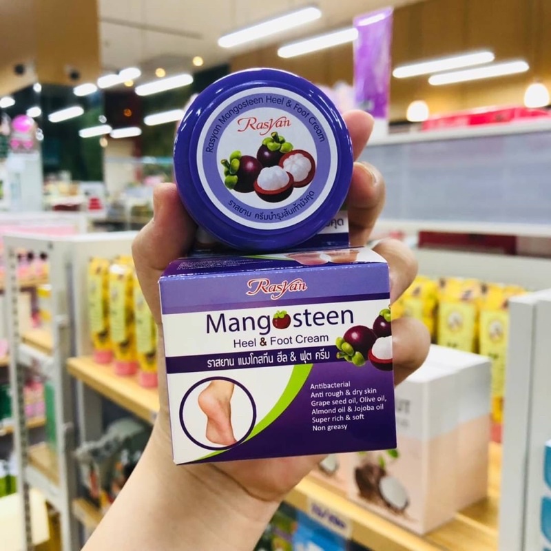 ราสยาน ครีมส้นเท้าแตก สูตรมังคุด 13 g Rasyan Mangosteen Heel & Foot Cream 13g