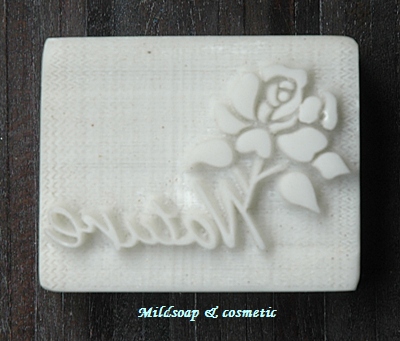 NATURE ROSY SOAP STAMP 4 x 5 CM.