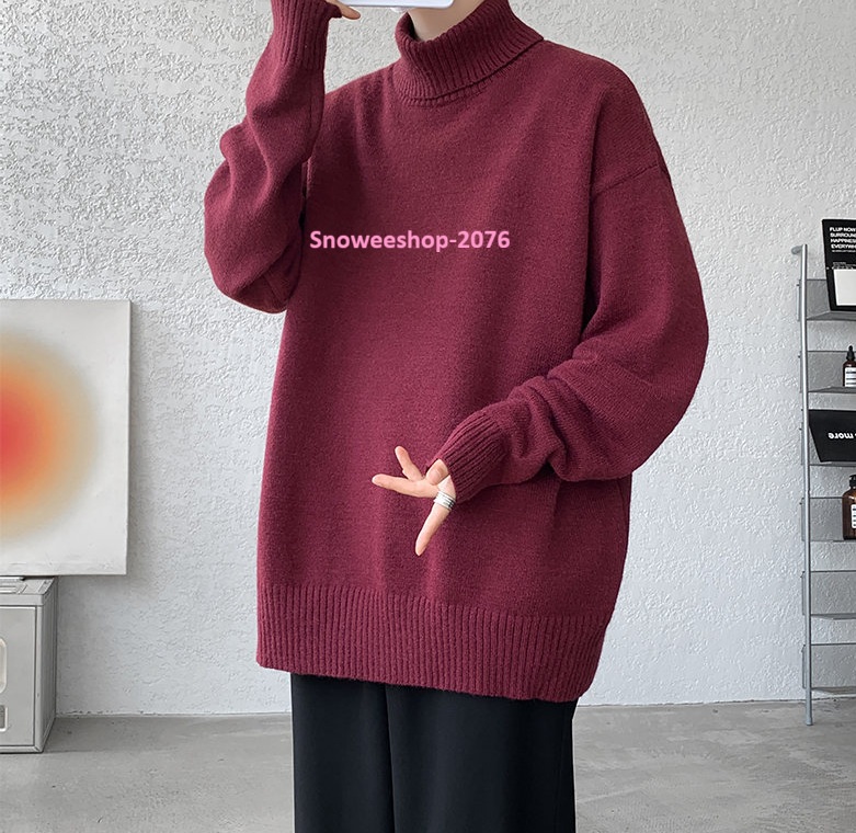 มีไซส์ใหญ่พิเศษ M–8X เสื้อสเวตเตอร์คอเต่าทรงหลวม ใส่แล้วเท่แบบโอปป้าเกาหลี ุ่มฟูทั้งตัว บุขนด้านในเพิ่มความอบอุ่น ไม่คัน ไม่อึดอัด ใส่เที่ยวต่างประเทศได้สบายสุดๆ ใส่แล้วพรางหุ่น ดูเพรียวขึ้น ไม่เทอะทะแน่นอน เลือกได้ถึง 5 สี ใส่คู่กางเกงยีนส์หรือโค้ทก็เท่ท