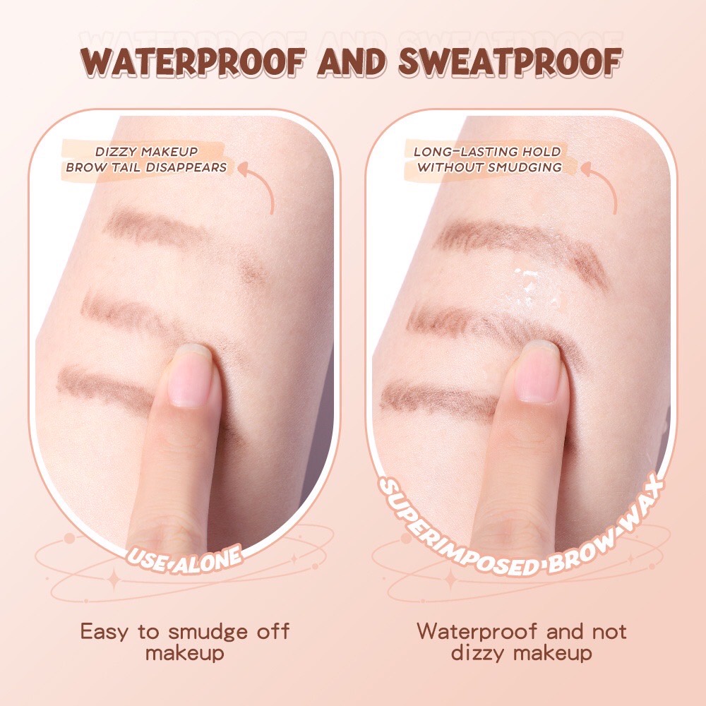 BANXEER Monster Styling Brow แว๊กซ์ ปัดคิ้ว ขนคิ้วจัดทรงสวย BM16 ทรี-ไดเมนชั่นนอล พัฟฟี่ มอนส์เตอร์ โบรว์ (ปัดคิ้วสวย)