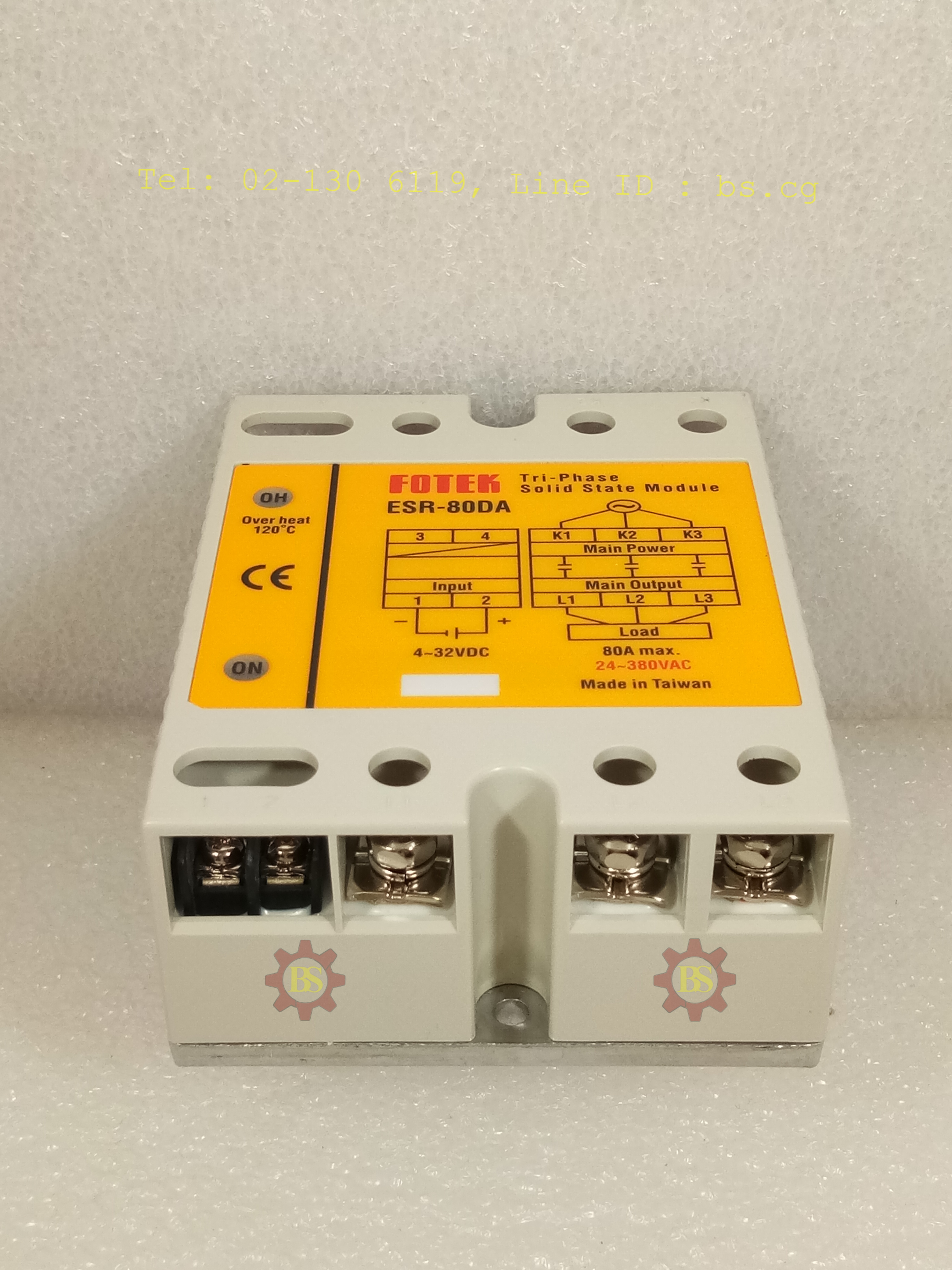 FOTEK : Solid State Module Tri-Phase ESR-80DA