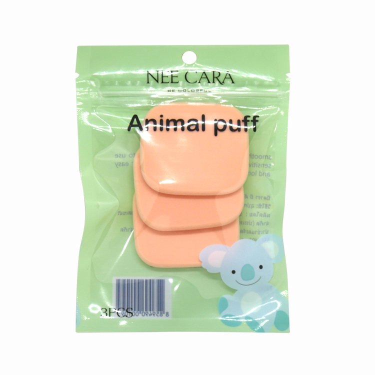 Nee Cara BE COLORFUL Animal Puff 1 PCS