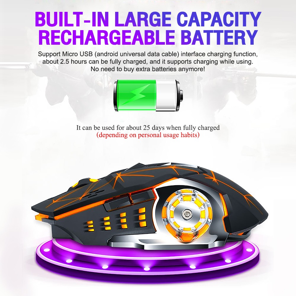 G95 OKER GAMING WIRELESS RGB 2400DPI MO-OK-WL-G95xx