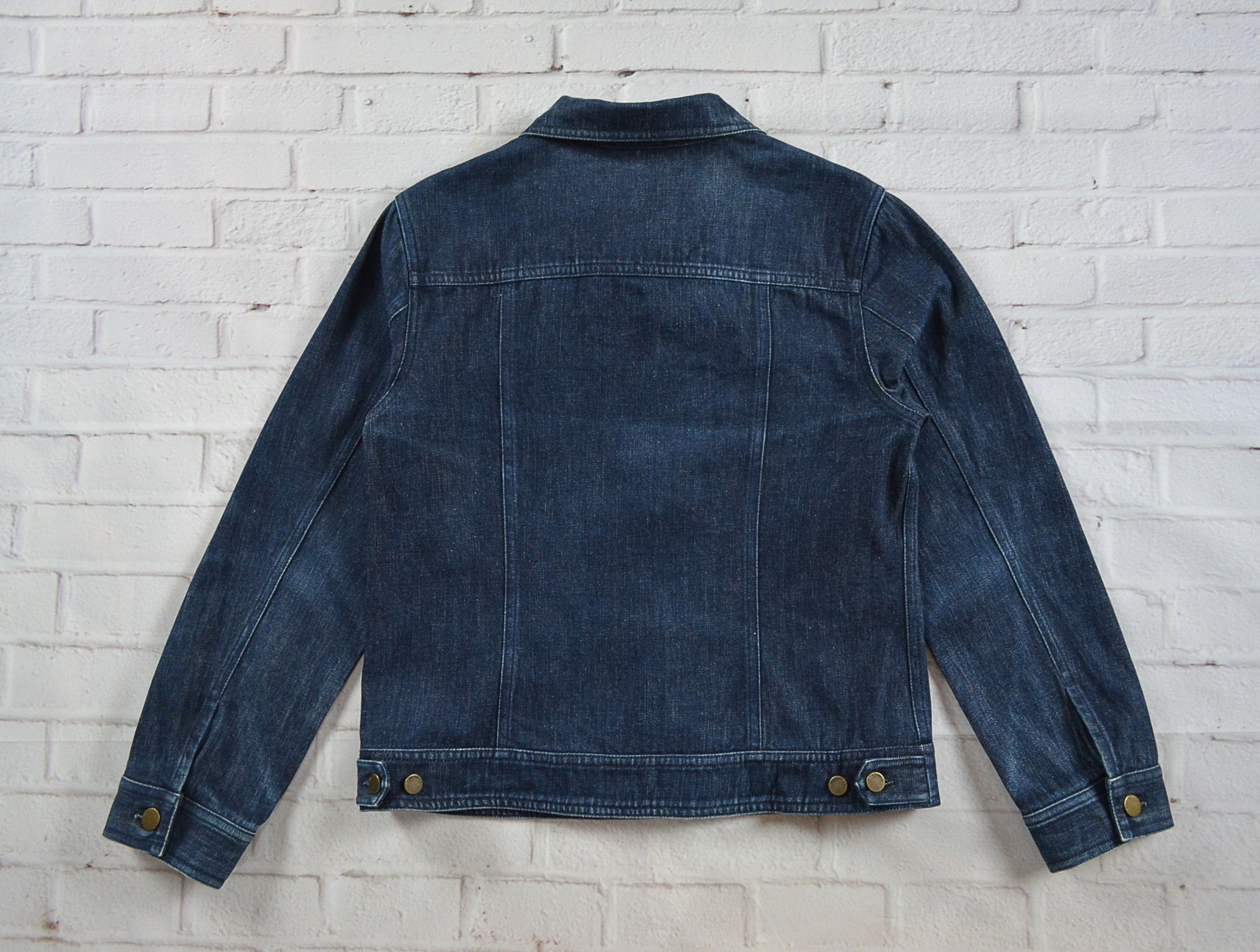 PlnkHouse อกจริง36' (S) เสื้อแจ็คเก็ตยีนส์ เสื้อยีนส์แขนยาวหญิงชาย สียีนส์เข้ม ทรงสวยเนื้อผ้าใส่สบาย ใส่คลุมกันแดด