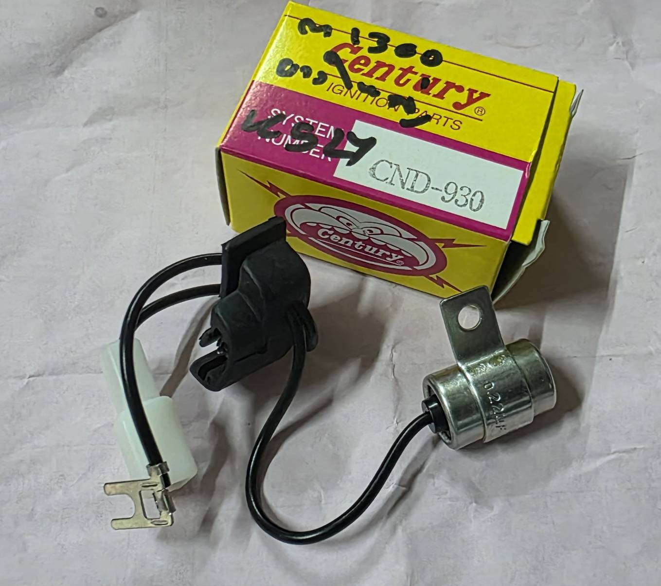 คอนเดนเซอร์ MAZDA 1300 ยางใหญ่ [ Century , CND-930 ] ☆ 0.22 อย่างดี Japan