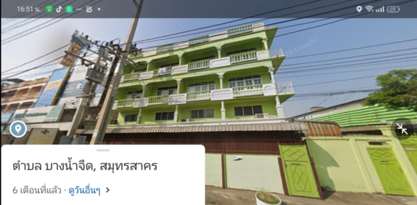 อาคารพาณิชย์ 3 ชั้นครึ่ง 2 คูหา ติดถนนเอกชัย สมุทรสาคร (ใกล้โลตัส โกเฟรช ซูเปอร์มาร์เก็ต โพธิ์แจ้) พื้นที่กว้างเหมาะทำโรงงานขนาดเล็ก ทำเลดี ติดถนน ริมชุมชน