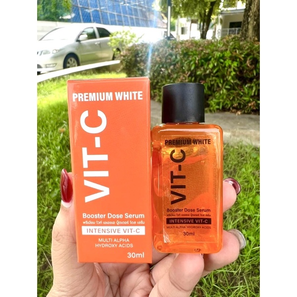 Premium White Vit C Booster Dose Serum 30 ml หัวเขื้อเซรั่มวิตซี