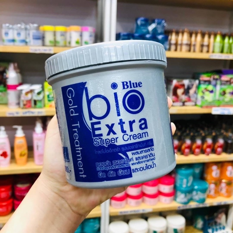 Blue bio Extra Super Cream 500 ml ทรีทเม้นท์บำรุงผม