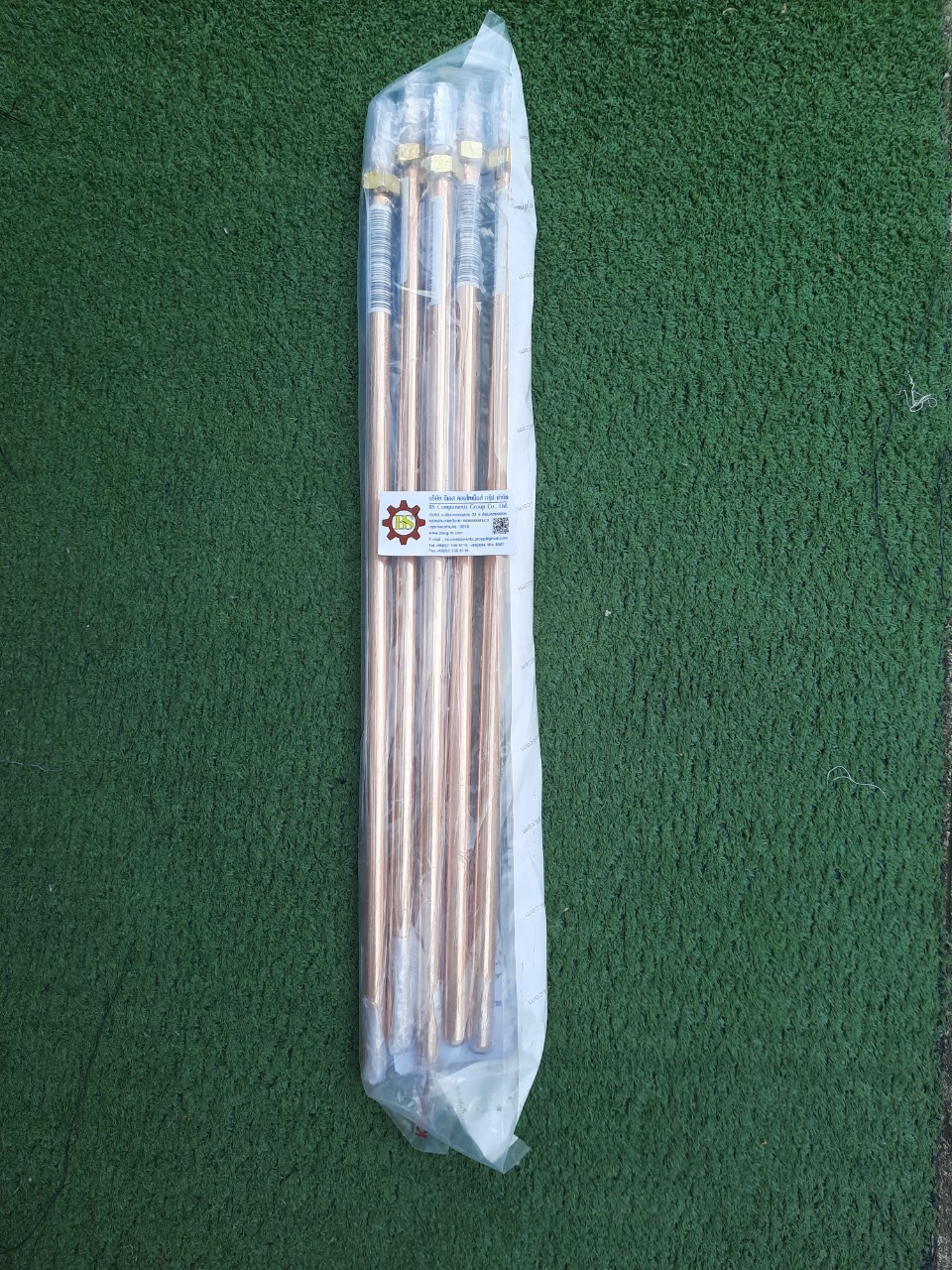 Kumwell : Blunt End Air Terminals (Copper) LTAT 58-60 Length = 600 mm, Rod Dia. = 15 mm, Thread 5/8"