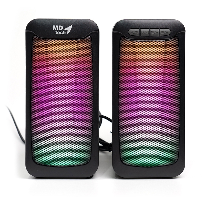 SP-20 MD-TECH SPEAKER USB 6Wx2 BLUETOOTH SP-MD-20-20BLA