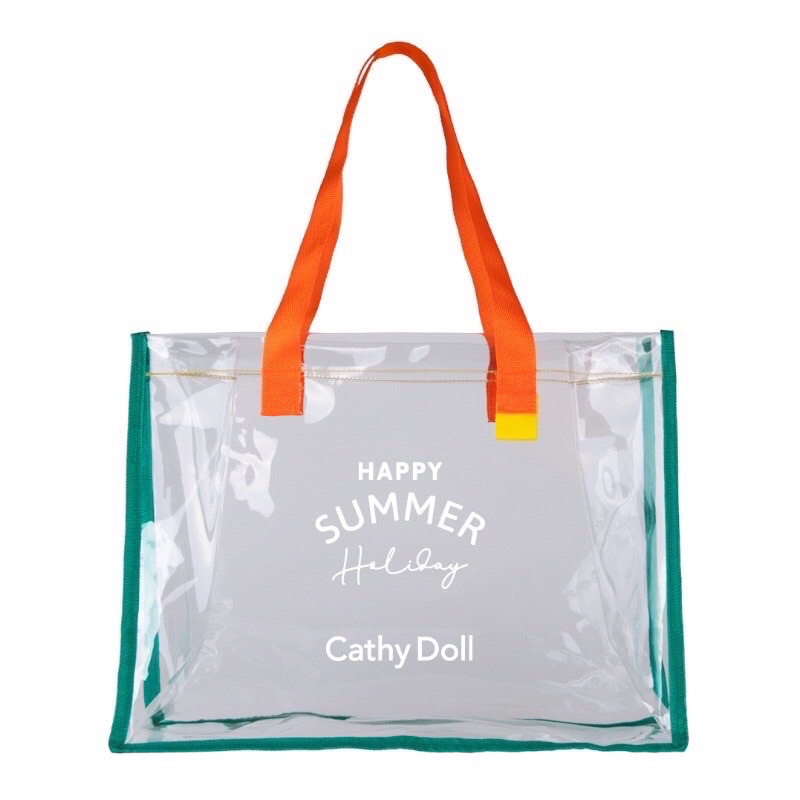 กระเป๋า พลาสติกใส PCV สะพานข้างได้