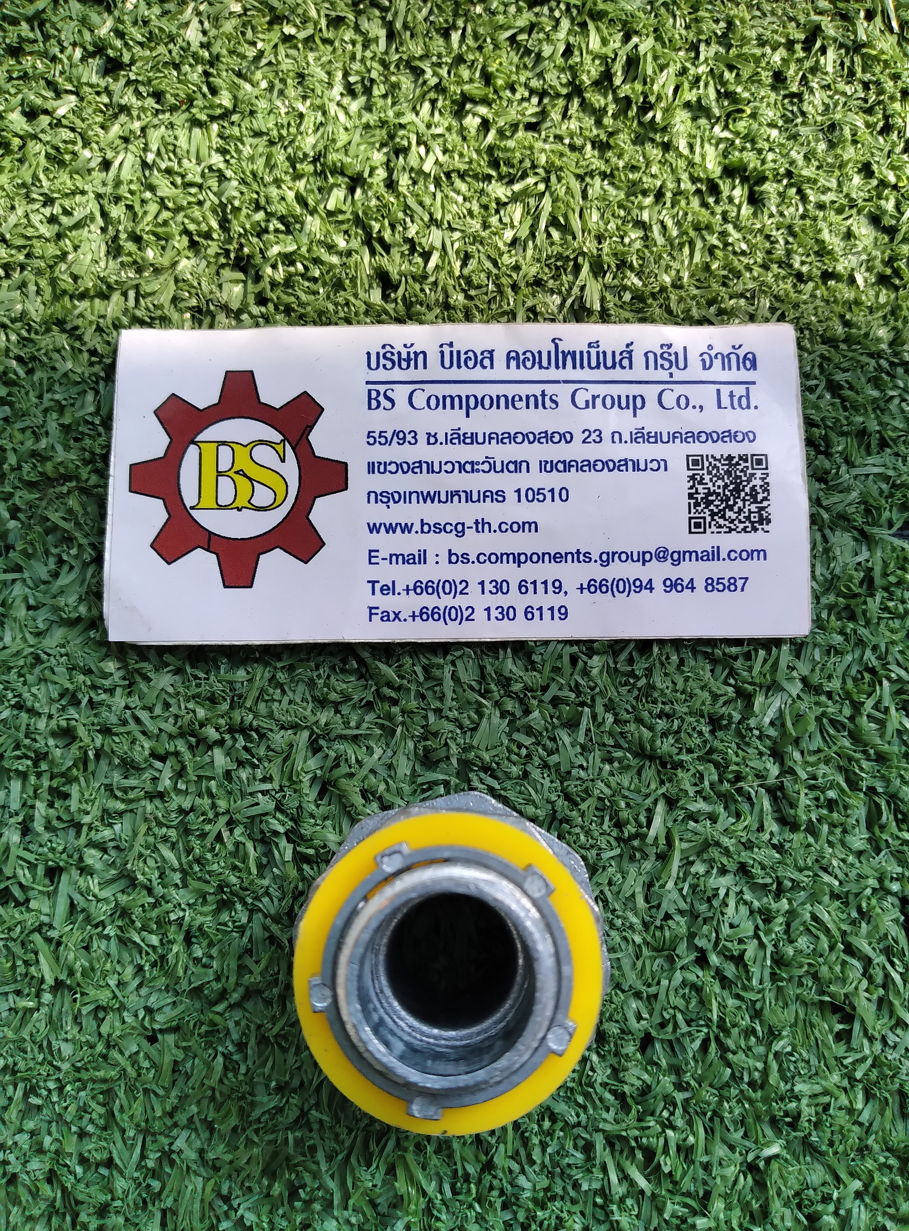 SEC : คอนเนคเตอร์ท่ออ่อนกันน้ำ สีเทา ตรง 1/2"