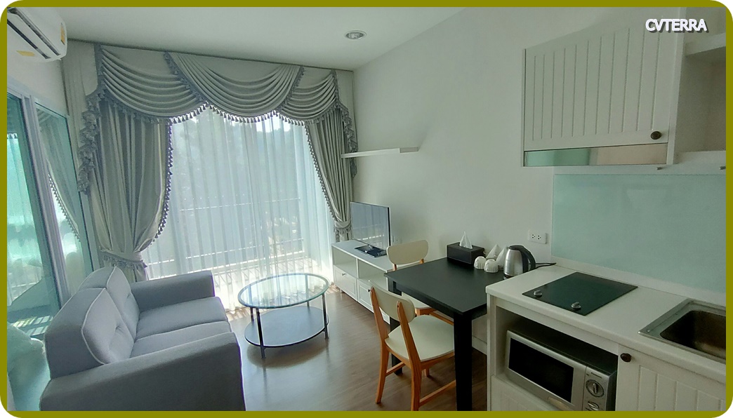 ให้เช่าคอนโดเขาใหญ่ The Courtyard Khaoyai เดอะ คอร์ทยาร์ด เขาใหญ่ คอนโดเพื่อการพักผ่อน โซนหน้า วิวสระ และ ภูเขา