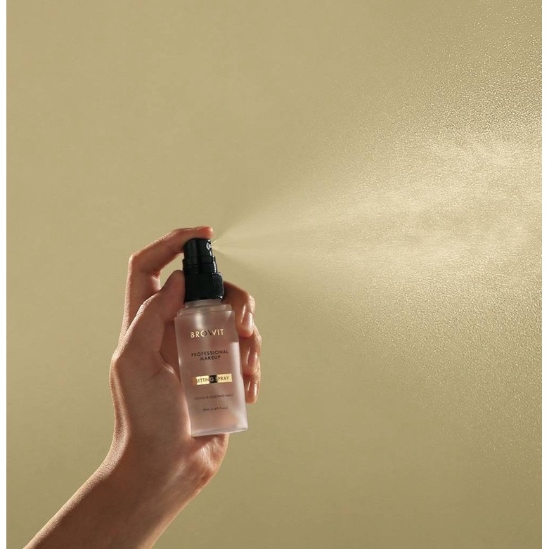 Browit Professional Makeup Setting Spray 50 ml สเปรย์ล็อคเมคอัพ เมคอัพเซ็ตติ้งสเปรย์