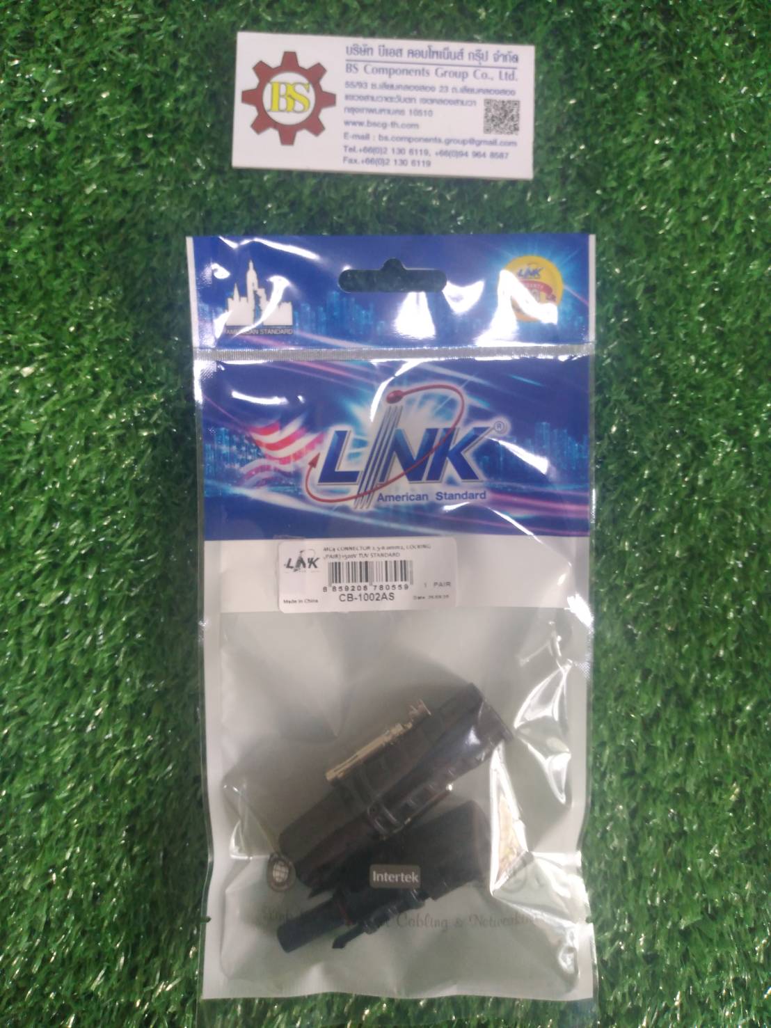 Link : MC4 CONNECTOR CB-1002AS 2.5-6.0mm2, LOCKING (PAIR) 1500V TUV STAN