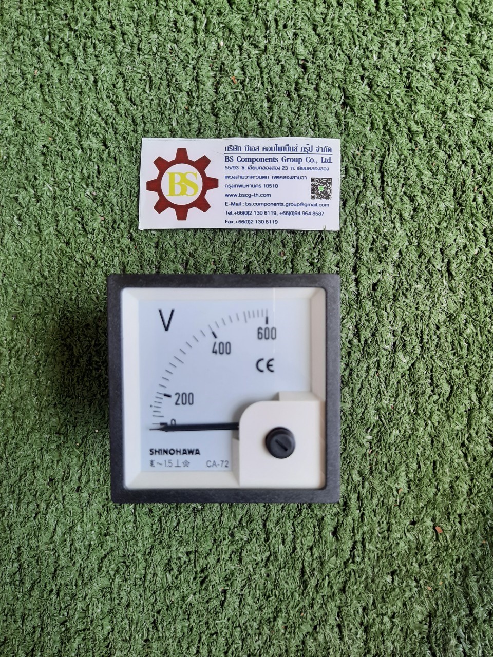 Shinohawa : AC Volt Meter 600V CA-72 72x72mm.