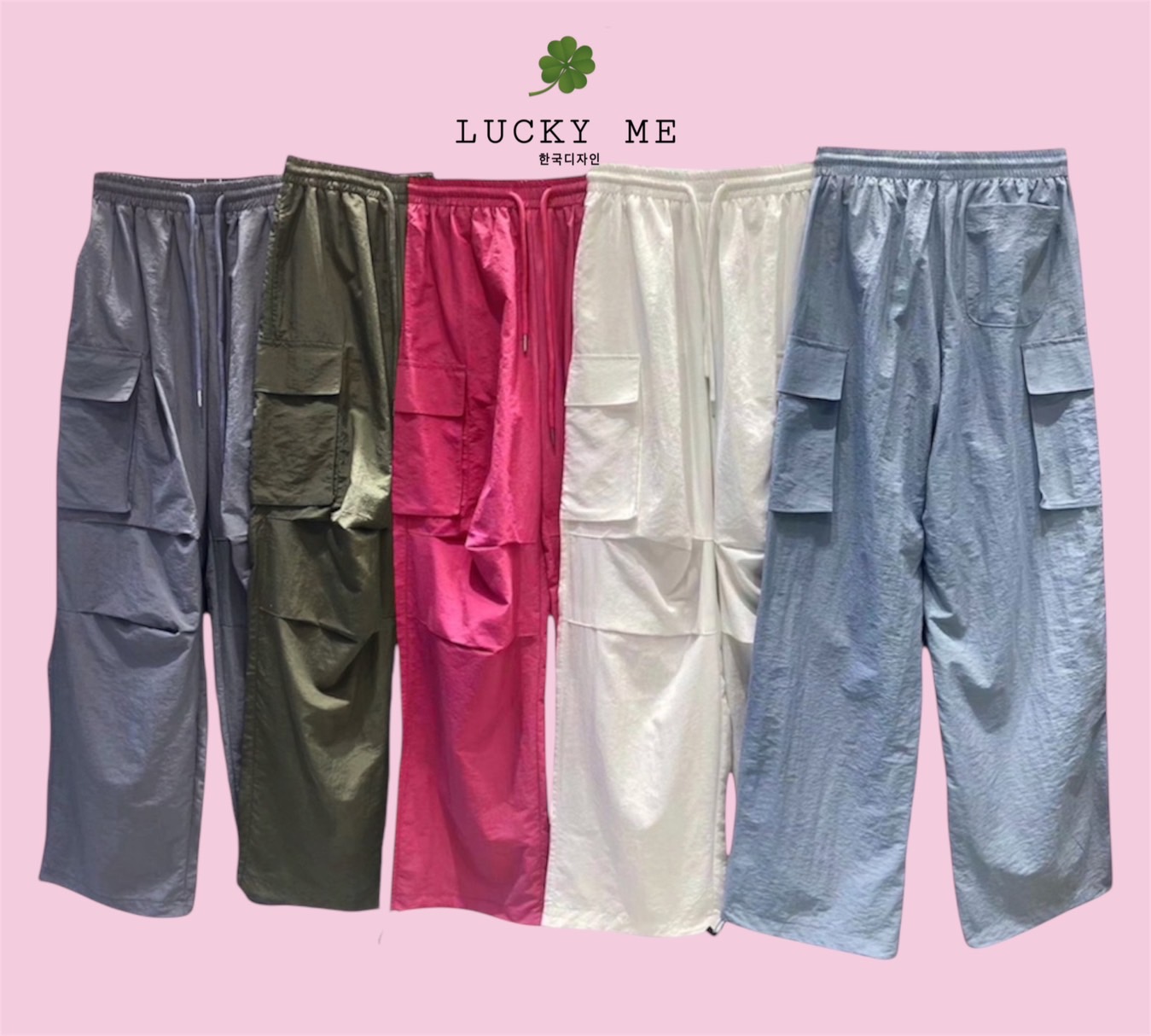 กางเกงขายาว Cargo Pants แต่งกระเป๋าข้าง เอวยางยืด มีสายปรับขนาดได้นะคะ ปลายขามีสายรูดได้ค่ะ เนื้อผ้าดีใส่สบายค่ะ ทรงสวยสไตล์เกาหลีเลยค่า