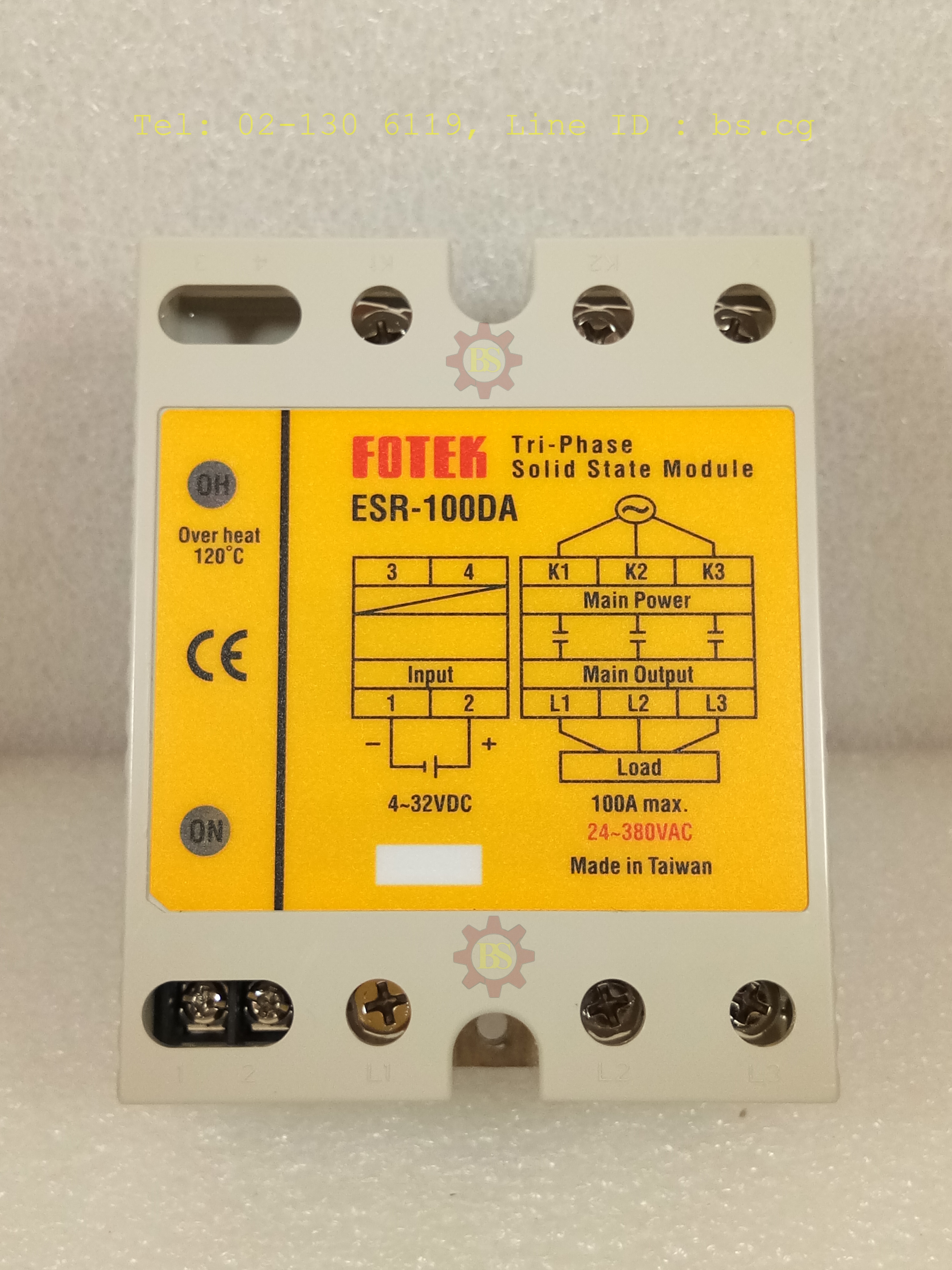 FOTEK : Solid State Module Tri-Phase ESR-100DA