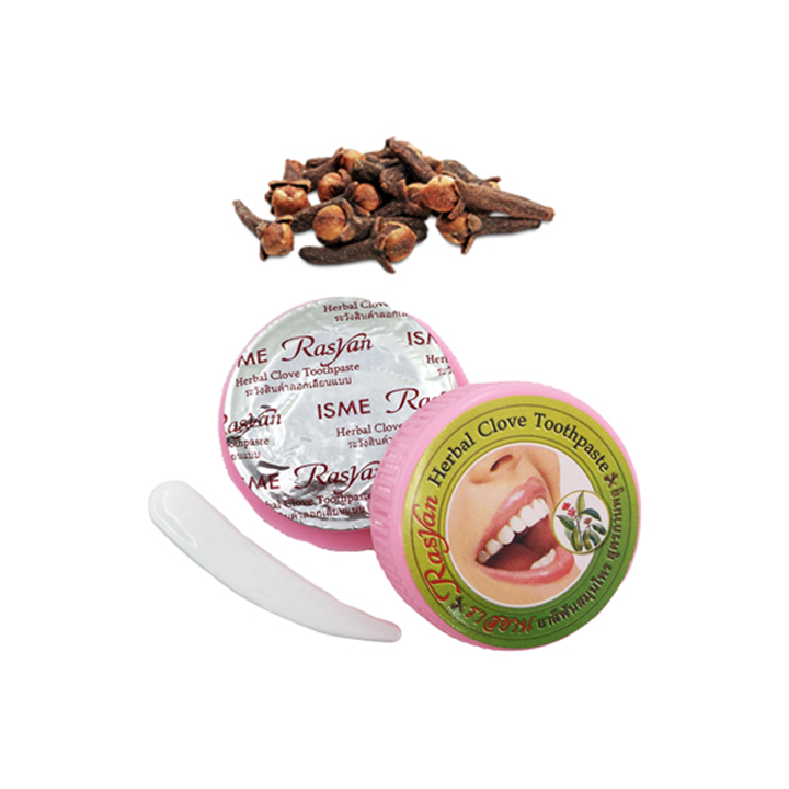 Rasyan Herbal Clove Toothpaste 25g x 12 ชิ้น ยาสีฟันสมุนไพรกานพลู ราสยาน