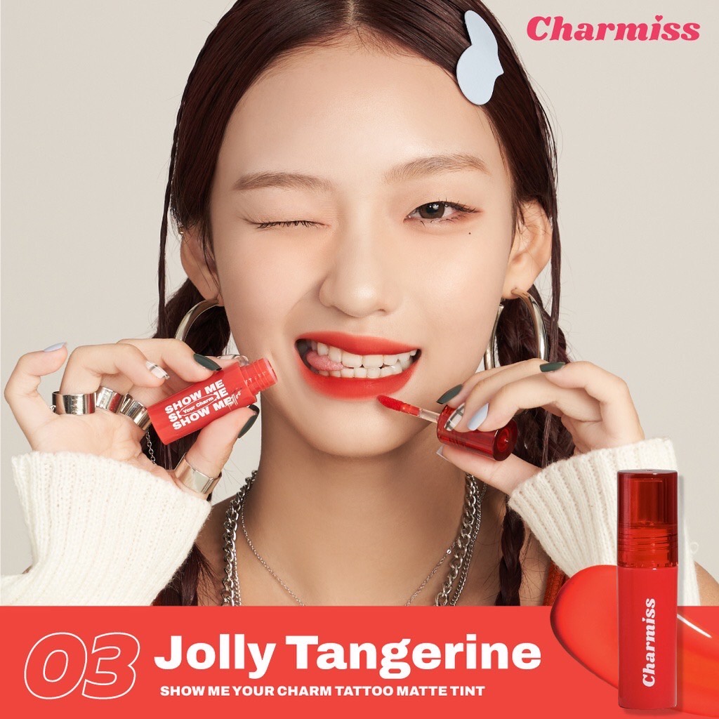 Charmiss Tattoo Matte Tint แทททู แมทท์ ทินท์ 2.2กรัม ลิปทิ้นท์