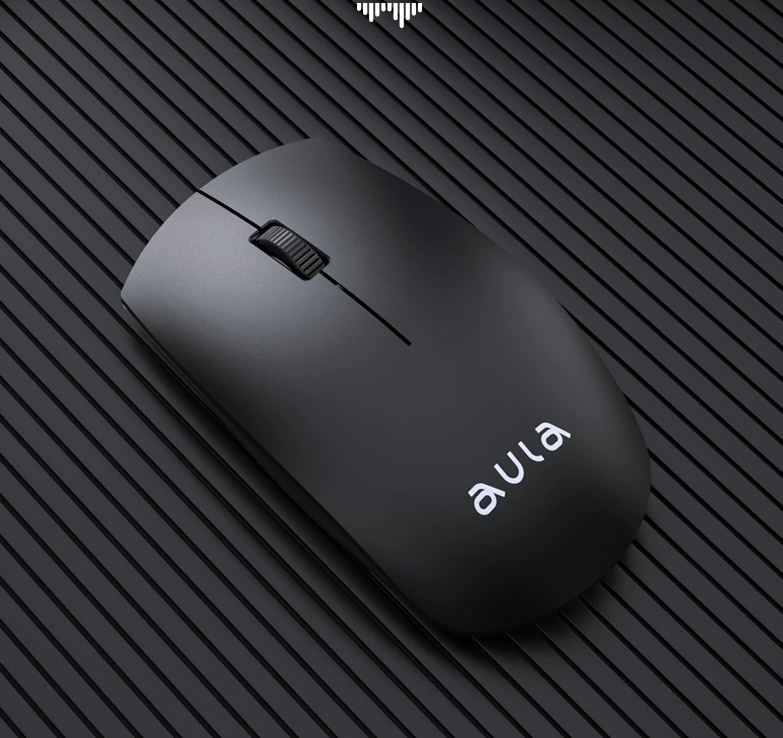AULA AM201 True Wireless Office Mouse (Black) SKU-03024