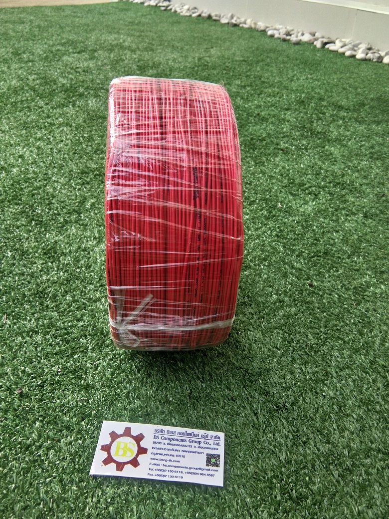 HOSIWELL : สาย UL1007 -20AWG-Red 305m/roll