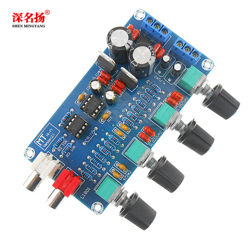 ปรีแผงวงจรแต่งเสียงHIFI NE5532 แผงเครื่องขยายเสียงแผงด้านหน้าแผงชุดบอร์ดสำเร็จรูป
