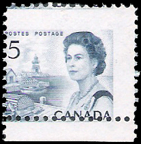 1967 Canada Variety QEII MisPerforate